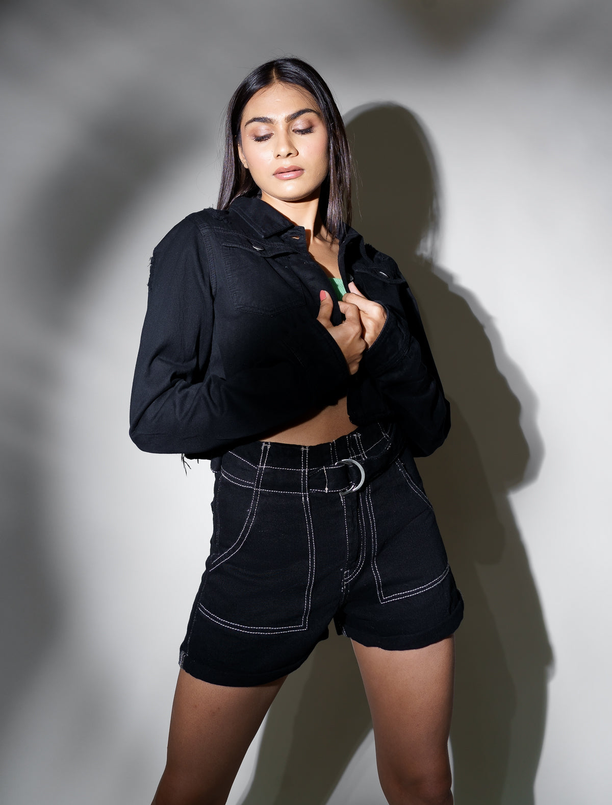 Belted Utility Shorts