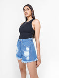 Heavy Distress Shorts